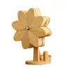 Tapete de Isolamento Térmico, Decoração de Mesa Dinâmica de Moinho de Vento, Artigos Domésticos Personalizados, Porta-Panela Anti-Escaldante de Madeira Maciça, Porta-Copos Dobrável Atacado