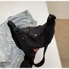 Bolsa Transfronteriza de Gran Capacidad para Mujer, Nuevo Diseño de Nicho Primavera/Verano 2025, Bolso Sencillo Tipo Empanada para Viajes Diarios, Bolso de Hombro y Cruzado
