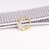 Anillo de Nariz de Acero de Titanio G23 Comercio Exterior Unisex Modelo Nuevo con Diamante Joyería para Piercing, Precio de Mayorista Recomendado por el Fabricante con Diamantes
