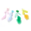 Nuevo juguete para gatos con plumas de repuesto, bola para gatos, fabricante de juguetes para mascotas transfronterizos, venta al por mayor