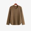 Suéter de Punto con Cuello Redondo para Mujer Tallas Grandes, Camiseta Básica de Manga Larga, Invierno 2026, Suéter de Estilo Holgado y Relajado para Mujeres Tallas Grandes 22727