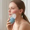 El más vendido de Amazon Cubo de hielo facial Masajeador de silicona Cubo de hielo portátil Cuidado para tensar los poros faciales Molde de compresa de hielo