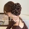 Scrunchie Coreano Dulce y Fresco con Estampado de Leopardo Resistente de Alta Calidad para Cola de Caballo Francesa