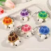 Llavero de tortuga lindo transfronterizo, juguete de peluche de tortuga mini a crochet, juguete pequeño creativo, llavero adorable