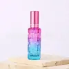 Em estoque 15ml Cor Degradê Mamão Frasco Borrifador de Enchimento Amostra de Viagem Perfume Frasco Vazio