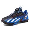 Sapatos de futebol Baixo Preço Atacado Meninos Meninas Meninos Copa do Mundo Unhas Esmagadas Botão Rotativo Alunos da Escola Primária Sapatilha de treinamento