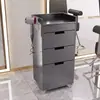 Nuevo Gabinete de Herramientas para Barbería Gabinete para Salón de Peluquería Carrito Móvil No Requiere Ensamblaje Gabinete de Almacenamiento de Herramientas Móvil de Madera Maciza