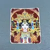 Pintura Thangka de cinabrio hecha a mano Zakilam Vida pasada y presente Buda Lienzo Thangka Lienzo para Core
