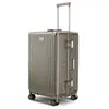Set de tres piezas estilo deportivo de equipaje con armazón de aluminio, gran capacidad, ruedas universales silenciosas, maleta de ruedas, fabricante de equipaje para viajes de negocios