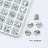 Cristal Dongzhou Geométrico Coração Gordo 6*5,3 Corações para Nail Art Strass Feito à Mão Coração de Diamante Artificial 4815 Decorações DIY para Nail Art