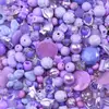 20g Estilo Barroco Color Mixto Abalorios Sueltos de Acrílico Materiales Hechos a Mano para DIY Abalorios de Estilo Mixto para Pulseras y Collares