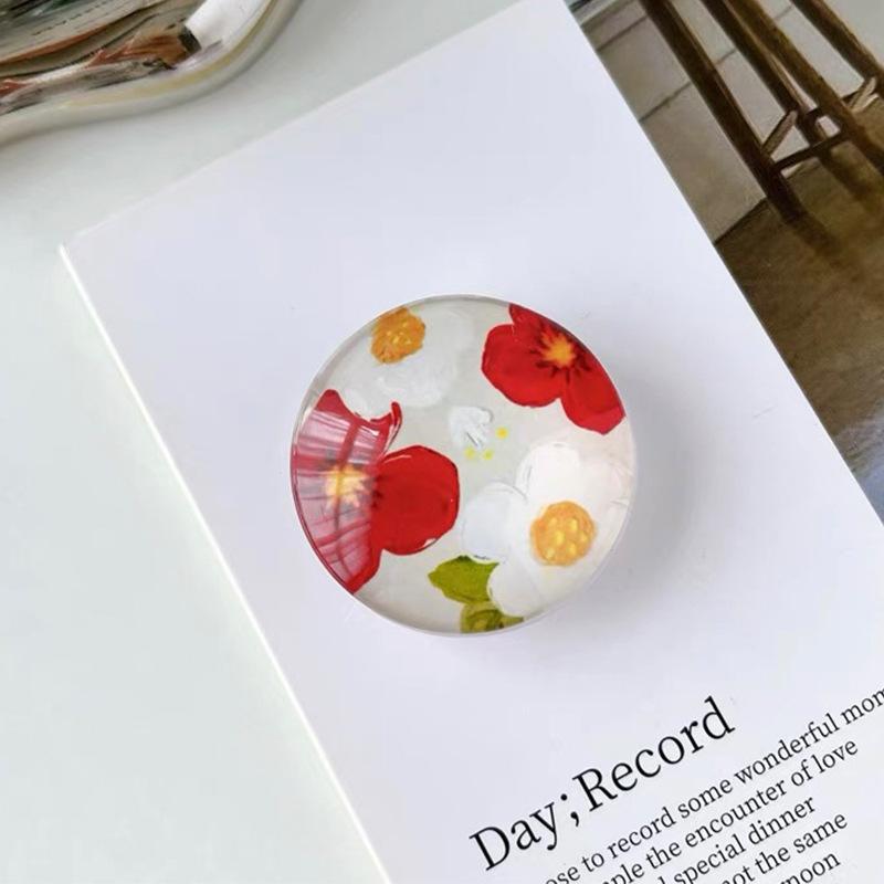 _0008_水晶玻璃-透明支架-红白花