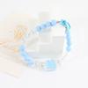 Llavero de Cabeza de Conejo con Flor para DIY Cadena Colgante para Funda de Teléfono Móvil Cuentas Hechas a Mano Gato Pequeño con Cabeza de Gato Cuentas Joyería Decorativa