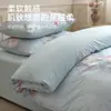Conjunto de quatro peças de algodão puro espesso com dupla face escovada para outono e inverno, lençol de cima espesso, capa de edredom, lençol com elástico, roupa de cama quente para quarto principal