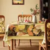 Nuevo mantel de estilo americano vintage para uso doméstico, de PVC lavable, impermeable y resistente al aceite, con un tacto lujoso y de alta gama, adecuado para mesas de comedor y mesas de centro.