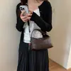 Yue Zi 2026 Verão Nova Moda Bolsa Tote de Ombro Único Formato Dumpling Grande Capacidade Bolsa Retrô Nova Bolsa Meia-Lua de Axila