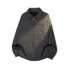Sudadera Nueva de Otoño 2026 para Hombre Estilo Americano Tie-Dye Talla Grande Estilo Perezoso Casual Sudadera con Capucha y Solapa Jersey Ropa de Abrigo para Hombre