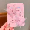 Pinza para el cabello con lazo dulce de moda coreana para mujer, Pinza simple para flequillo, Pinza lateral para el cabello, Nuevo estilo moderno 2026 para mujer