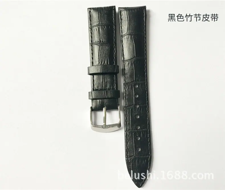 黑色竹节皮带