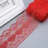 [15 Colores] Adorno de Encaje Dorado Colorido para Ropa, Ropa de Cama, Cortinas, Cortinas de Puerta, Adorno de Encaje de 8 cm