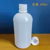 Botellas de Plástico de 10/20/100/500 ml con Marcas de Escala, Botellas Dosificadoras de Líquidos, Botellas Vacías para Soluciones a Base de Agua, Botellas Graduadas con Tapas