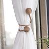 Venta al por mayor de correas de cortina simples, bolas de cuerda trenzada, hebillas de cortina, correas de cinta sin perforaciones