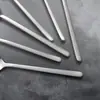 Ventas Directas de Fábrica Cuchara de Acero Inoxidable Cuchara Estilo Coreano Cuchara para Comer Cuchara para Sopa Mango Largo Espeso Cuchara Redonda Cucharón Cuchara para Café Cuchara para Mezclar Arroz