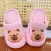 Pantuflas de bebé de EVA, sandalias para niños y niñas, verano antideslizantes, pantuflas de baño para interiores para bebés y niños pequeños, sandalias cerradas para niños.