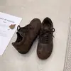 Tênis Casuais Color Block Retrô com uma Sensação de "Pisando na Merda" para Mulheres, Solado Macio, Confortável, Versátil, Nova Coleção Outono/Inverno, Com Pelúcia para Aquecimento, Tênis Esportivos, Tênis de Algodão