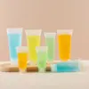 Meia Cosmética Personalizada Meia Cosmética Protetora Solar Material de Embalagem Limpador Facial Mangueira para Sub-frasco de Limpador Facial