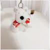 [Solo Ropa] Ropa para Cachorros West Highland Accesorios Lindos Suéter Sombrero Set de Abrigo