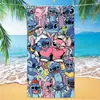 Comercio Exterior Transfronterizo Dibujos Animados Stitch Toalla de Playa para Baño Impresión de Animación Toalla de Playa Grande Natación Fitness Toalla de Secado Rápido