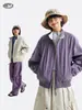 Chaqueta Deportiva Cortavientos Reversible de Color Block para Exteriores Serie Montaña Flota Negra con Cuello Alto para Hombres y Mujeres Abrigo Cortavientos para el Transporte Urbano