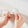 Fornecimento Direto da Fábrica 552 Estilo Japonês Suporte de Gancho Móvel com Seis Ganchos e Ventosa de Sucção para Casa Trilho de Ganchos Montado na Parede do Banheiro