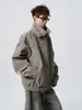 Chaqueta de Cuero PU Estilo Americano Cremallera Oblicua Doble Cuello para Hombre 2026 Otoño Marca de Tendencia Sentido del Diseño Rebelde Guapo Versátil Chaqueta de Cuero Ropa de Abrigo