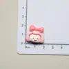 Accesorios de resina DIY cabeza de niña arcoíris gel de crema para pastel caja de almacenamiento de horquillas para el pelo material para funda de teléfono móvil hebilla de zapato