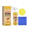 JAKEHOE Spray Pulidor de Cera de Abejas para Madera Mantenimiento Diario para Muebles de Madera, Limpieza de Rayones, Pulido y Agente Renovador