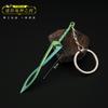 Leyenda de Zelda Lágrimas del Reino de las Hadas mini fantasma espada arma colgante aleación juguete llavero