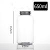 Vaso Desechable para Bebida en Forma de U de 350 ml, Vaso para Té con Leche de Celebridad de Internet, Plástico de Grado Alimenticio, Botella de Néctar de Álamo con Tapa, Impresión