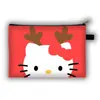 Nuevo Monedero Grande de Navidad de Hello Kitty para Niños, Bolso de Mano con Asa Larga de Gran Capacidad para Cosméticos, Lindo Bolso Cruzado