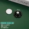 Tipo Adhesivo Polea Universal Rueda con Rodamiento de Bolas sin Perforaciones Base Engrosada para el Hogar Rueda Pequeña Silenciosa Móvil Resistente al Desgaste