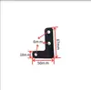 Aço Inoxidável 304 Espessado Conector Irregular Acessórios para Cadeira Dobrável Código de Pé de Fixação em Ângulo Reto em Z em S em L Fabricação de Equipamentos de Pesca