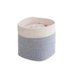 Cesto de Roupa Suja Quadrado Escandinavo Personalizado Balde de Armazenamento Cesto de Armazenamento Simples Cesto de Armazenamento de Corda de Algodão Tecido Grande Capacidade Lavável