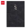 Funda de Piel de Oveja Deli Bp152 para Cuaderno A5 80 Hojas Múltiples Colores Disponibles Piel Suave Cuaderno Engrosado