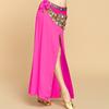 Nuevo Traje de Danza del Vientre Ropa Interior Falda Traje de Danza India Vestido de Actuación Falda Dividida de Danza del Vientre Falda de Un Paso para Mujeres