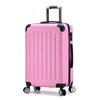 Conjunto de Viagem de Canto em ABS Mala Universal Roda Silenciosa Mala de Mão Grande Capacidade Mala com Rodinhas para Presente Bolsa