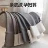 Leggings de maternidade com forro de fleece, design estilo tubarão, adequados para usar como peça externa no outono e inverno, amigáveis à pele, quentes, sem costura, de cintura alta e fornecem suporte para o abdômen. Calças de maternidade para o outono