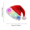 Gorro navideño de felpa corta, gorro navideño para adultos y niños, disfraz de fiesta, suministros de decoración navideña, cantidad mínima de pedido