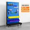 Placa para Pendurar Ferramentas com Furo Quadrado Espesso Prateleira de Ferramentas para Oficina Prateleira de Armazenamento Prateleira de Materiais Prateleira de Exibição de Ferragens Gancho