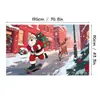 Fondo temático navideño de Temu transfronterizo, impreso en alta definición con decoraciones de escena de árbol de Navidad y regalos, perfecto para fondos de fiesta